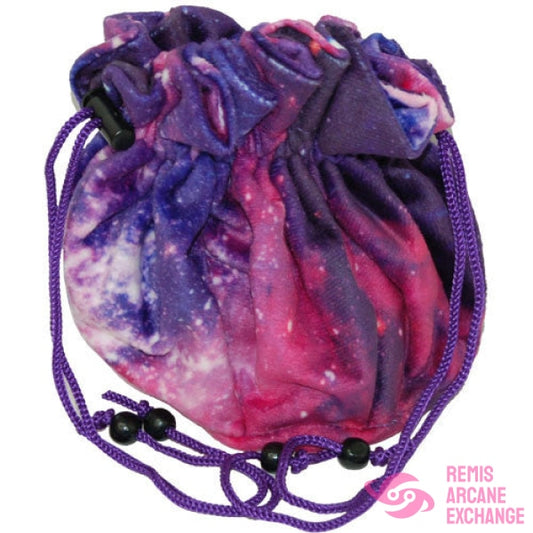 Metallic Dice Games: Bag With Pockets - Nebula Accessories