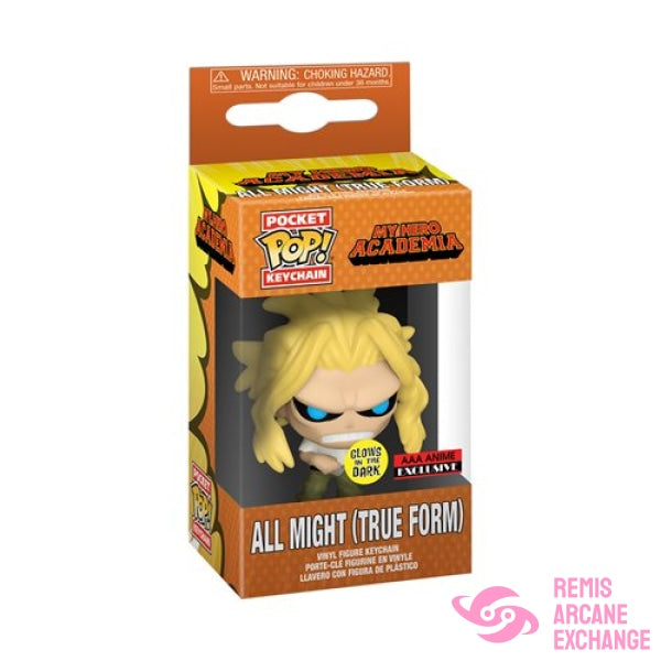 My Hero Academia All Might Weakened Glow-In-The-Dark Pop! Key Chain