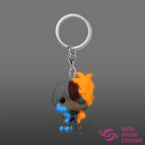 My Hero Academia Shoto Todoroki Glow-In-The-Dark Pop! Key Chain