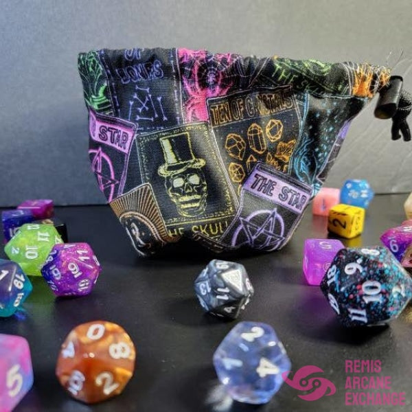 Neon Tarot Cards Dicebag Accessories