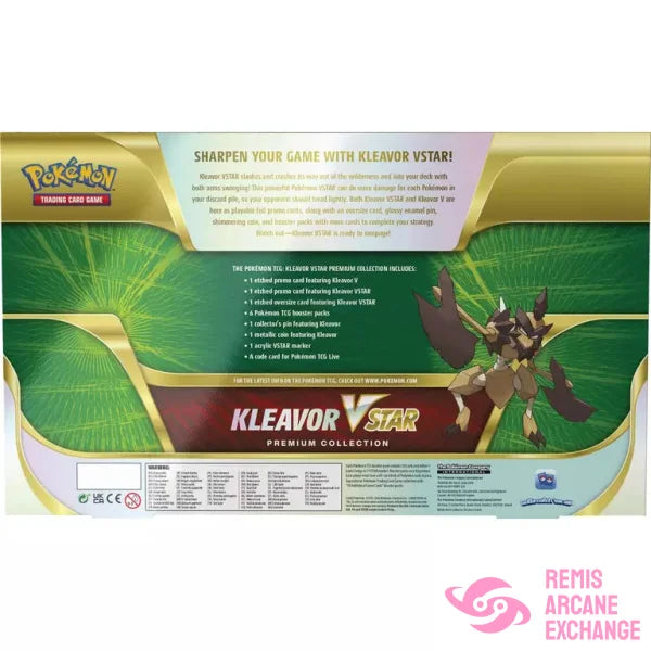 Pokemon Kleavor Vstar Premium Collection Box