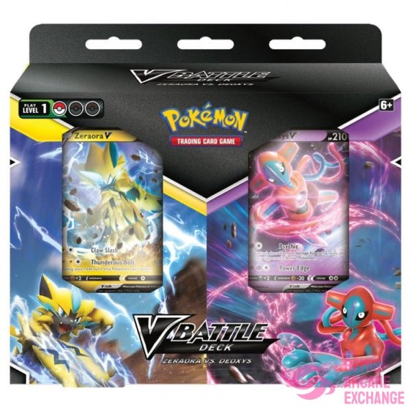 Pokemon Zeraora Vs. Deoxys V Battle Deck