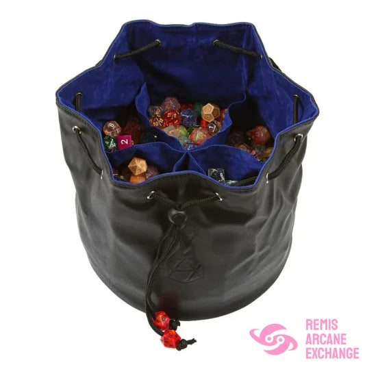 Pouch Of The Endless Hoard Dice Bag Black Blue
