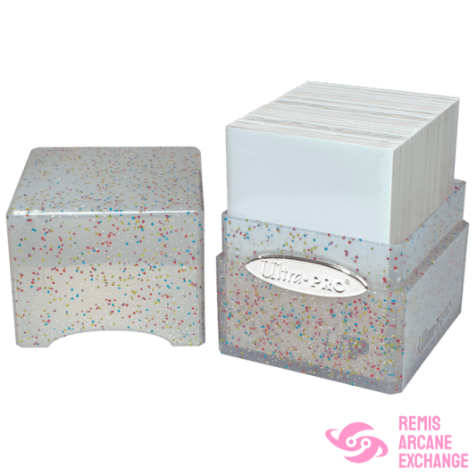 Satin Cube: Glitter Clear