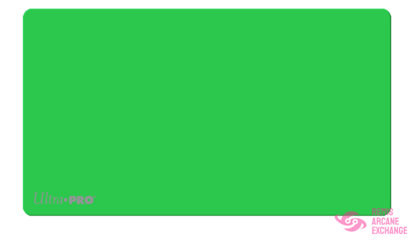 Solid Color Standard Gaming Playmat Lime Green