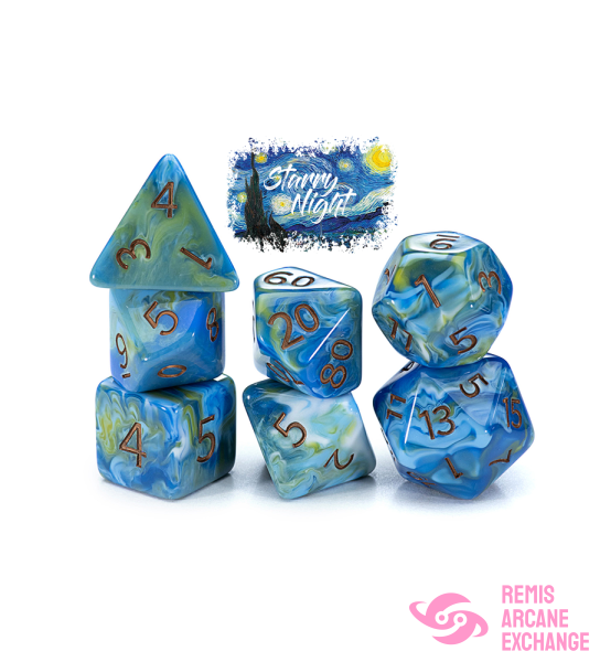 Starry Night - Van Gogh Dice