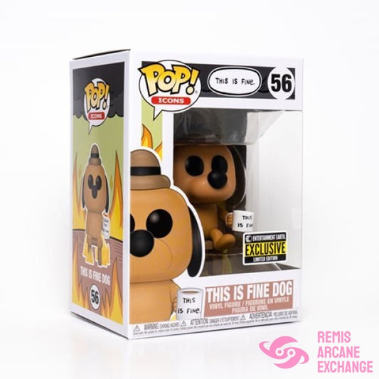 This Is Fine Dog Pop! Vinyl Figure