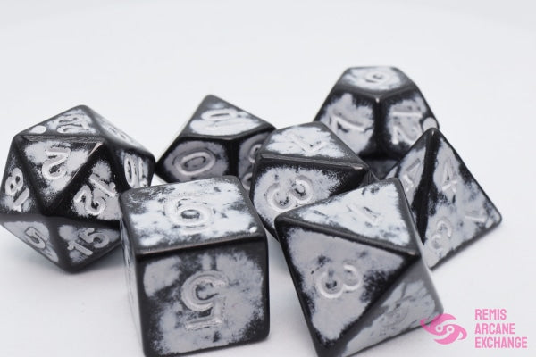 Timeworn White 7 Dice Set