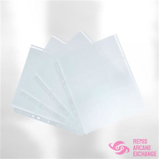 Toploading 18-Pocket Pages: 50 Pgs Clear