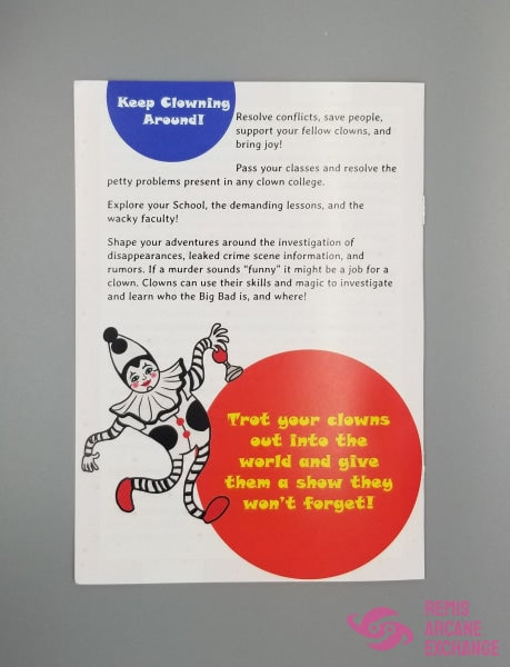Whats So Cool About Clown School Role Playing Games