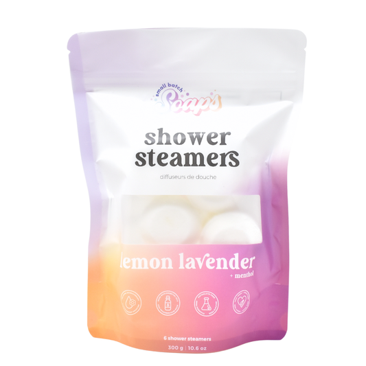 Lemon Lavender Shower Steamers: 6-Pack