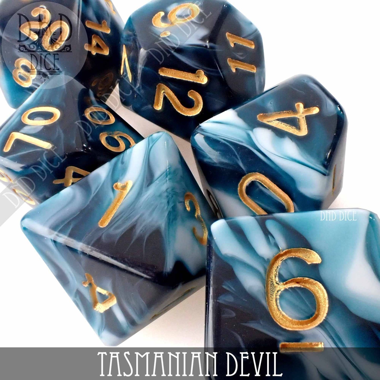Tasmanian Devil 7 or 11: 7 Dice Set