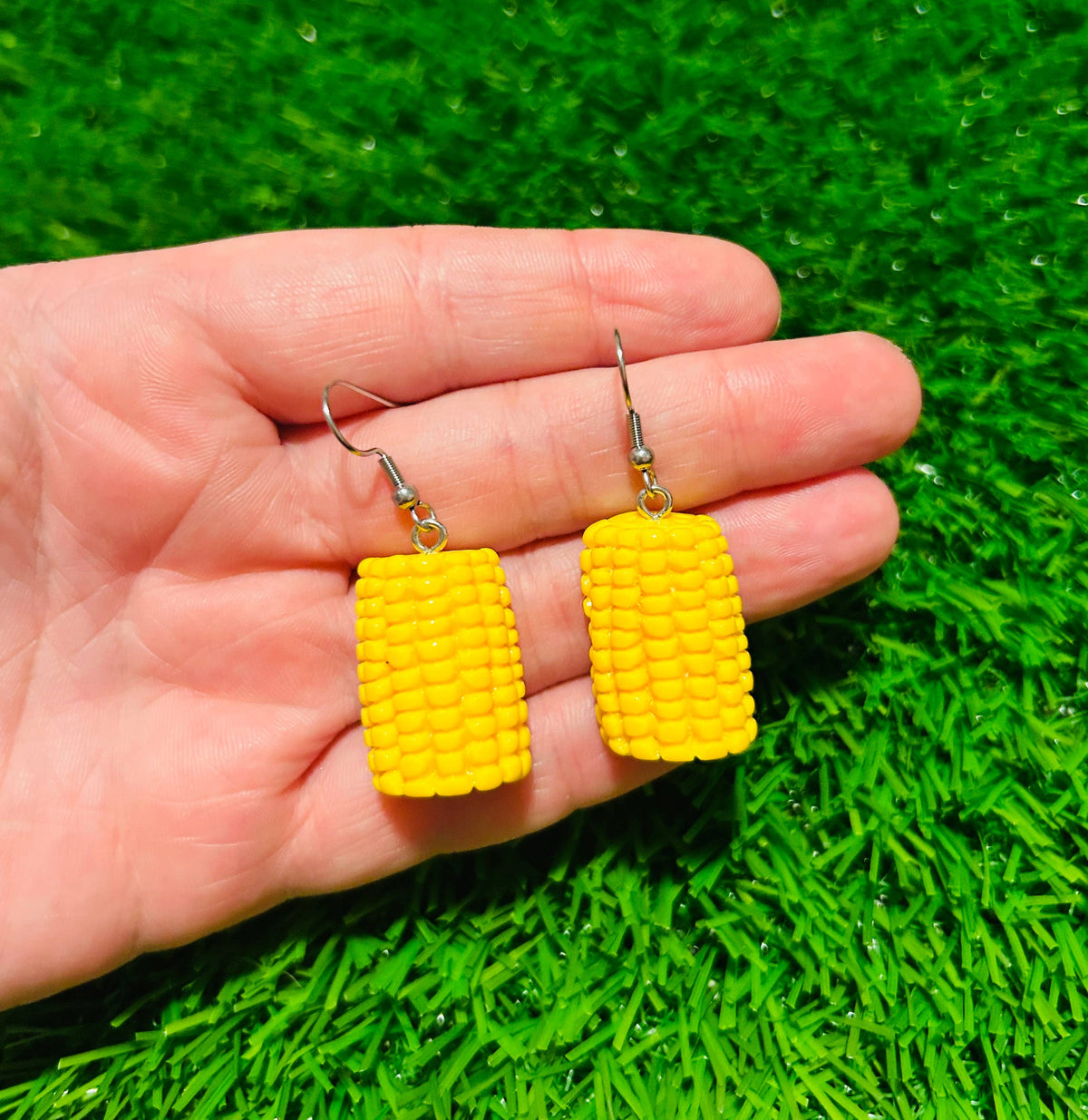 Corn on the Cob Earrings Food Earrings Funky Earrings
