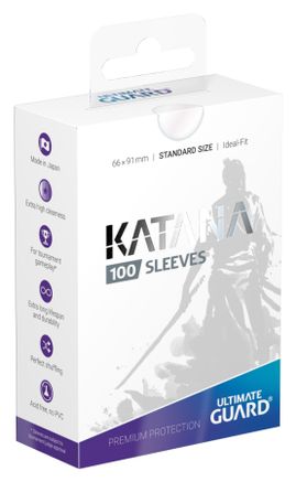 Ultimate Guard Sleeves Katana Clear 100-Count