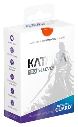 Ultimate Guard Sleeves Katana Orange 100-Count