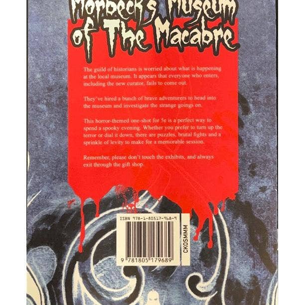 Morbeck's Museum of the Macabre 5e one-shot: Physical Copy
