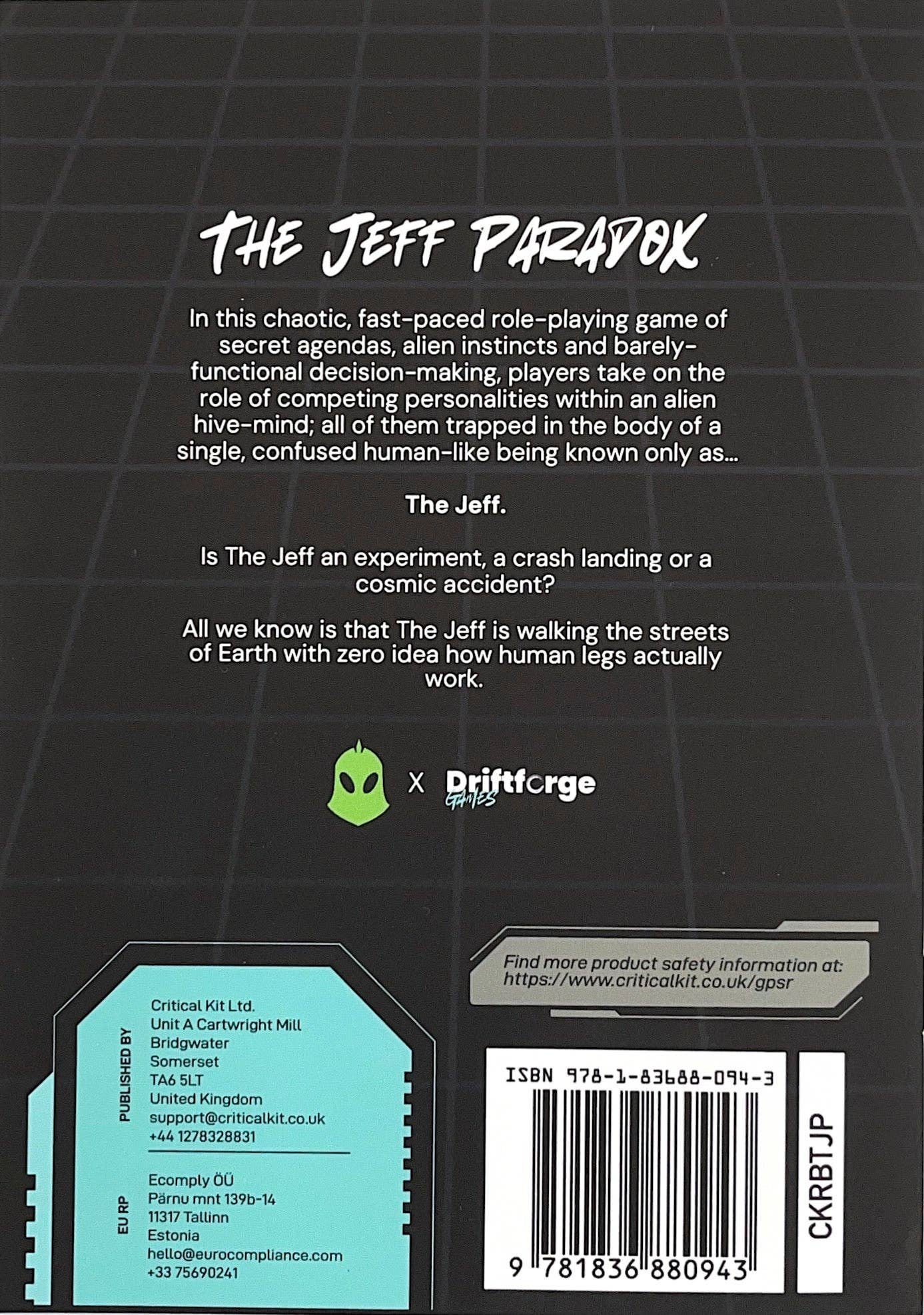 The Jeff Paradox: Physical Book