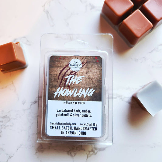The Howling horror wax melts,  sandalwood patchouli amber