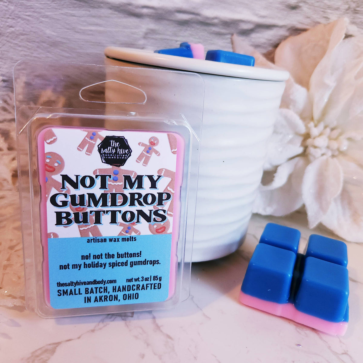 Not My Gumdrop Buttons wax melts, christmas cinnamon