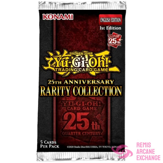 25Th Anniversary Rarity Collection Booster Pack Collectible Card Games