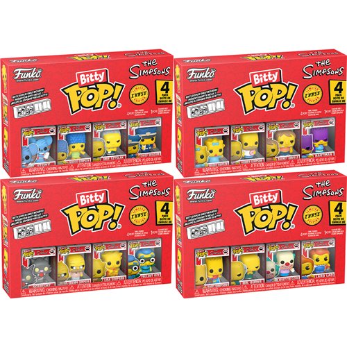 The Simpsons Funko Bitty Pop! Mini-Figure 4-Pack