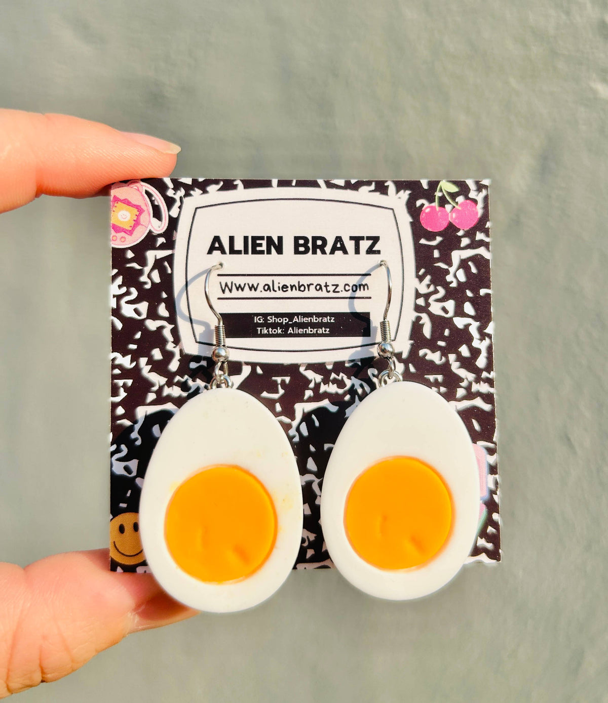 Deviled Egg Earrings Food Earrings Funky Earrings
