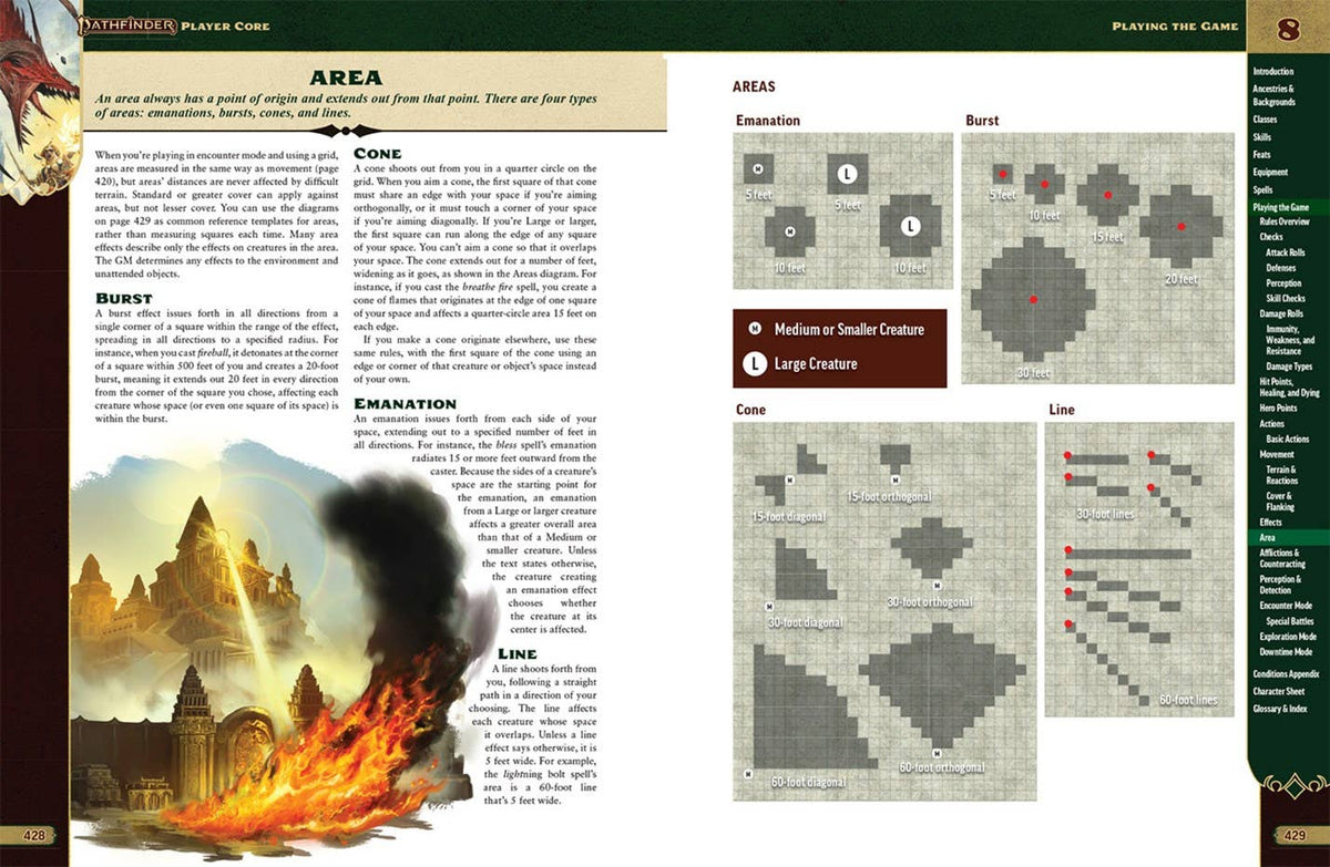 Pathfinder Player Core: 8.5 x 11 x 1.25 / Hardcover / 464