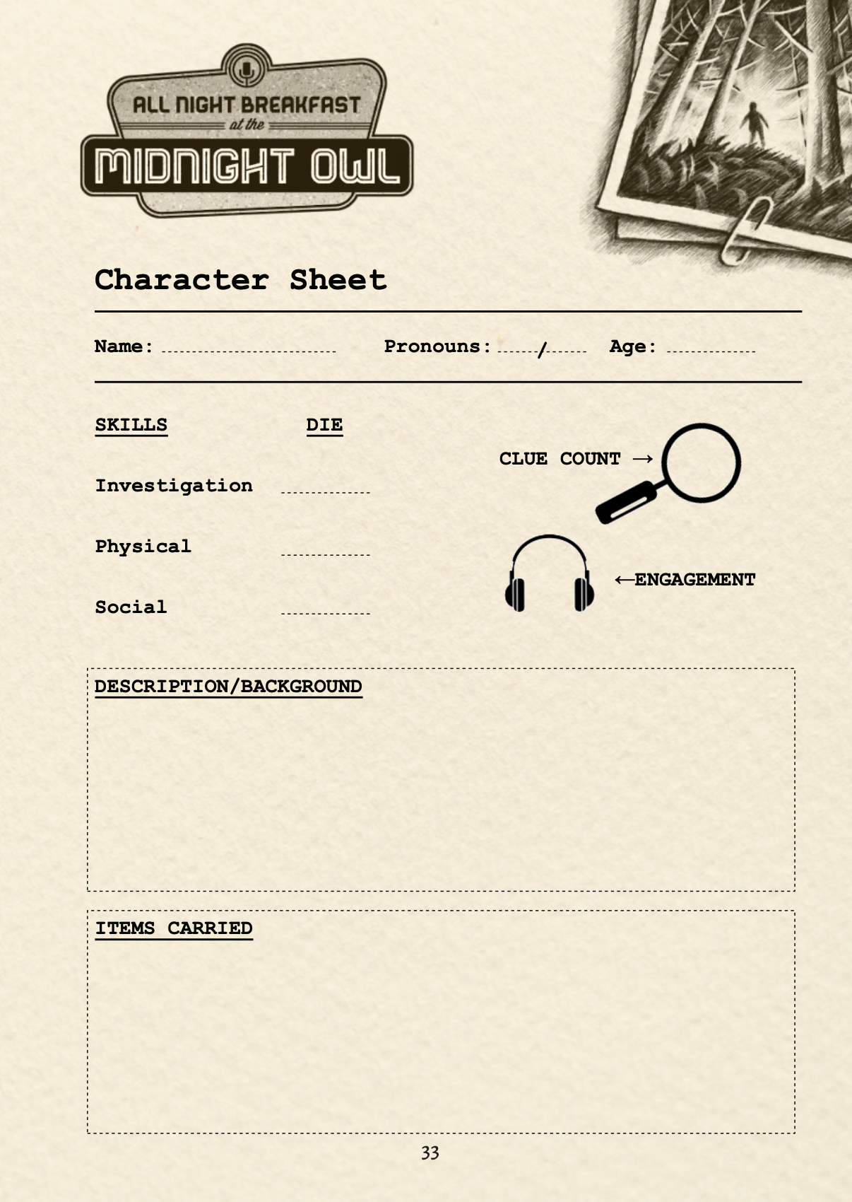 All Night Breakfast at the Midnight Owl: Physical Book