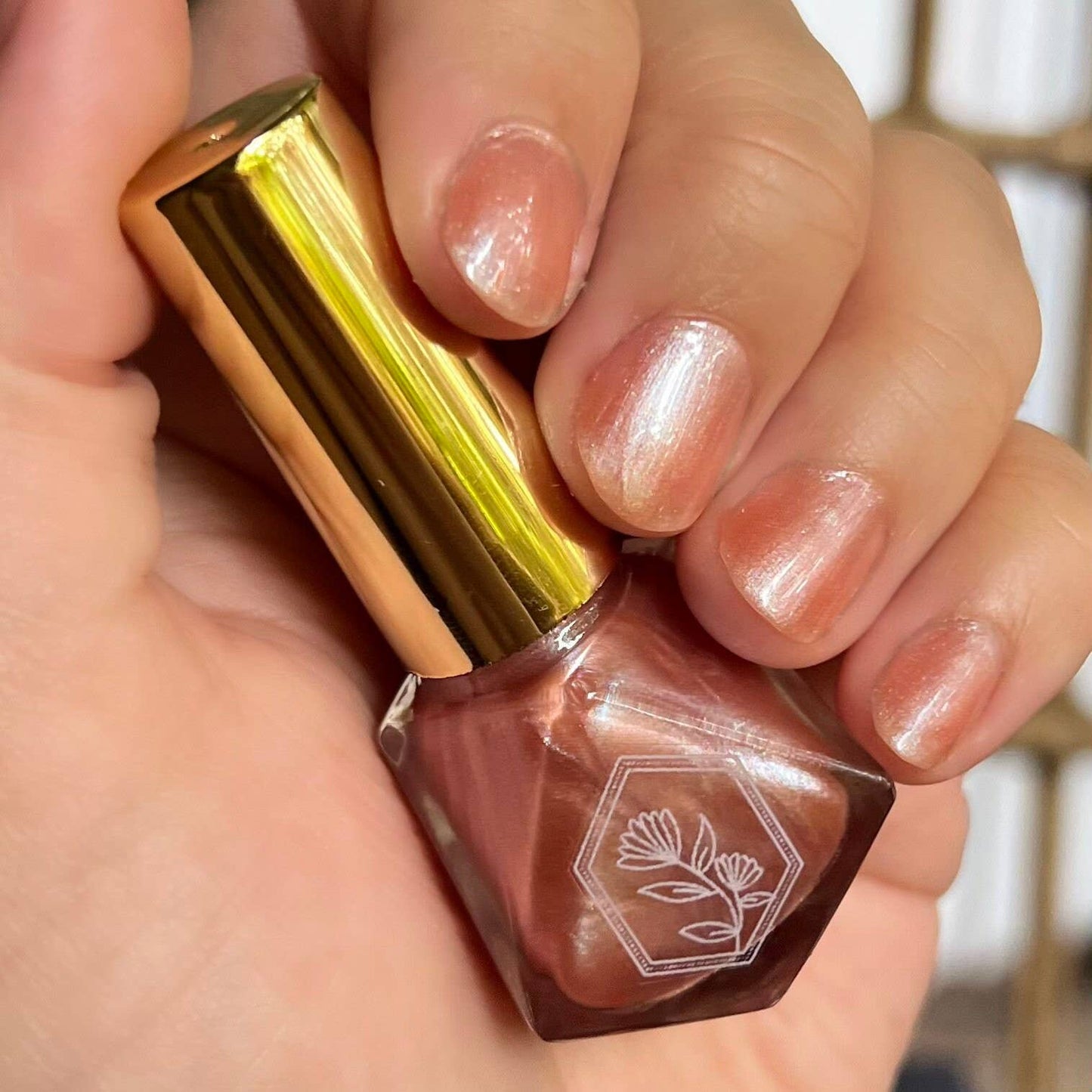 Sweater Weather Nail Polish - Calm Peachy Orange