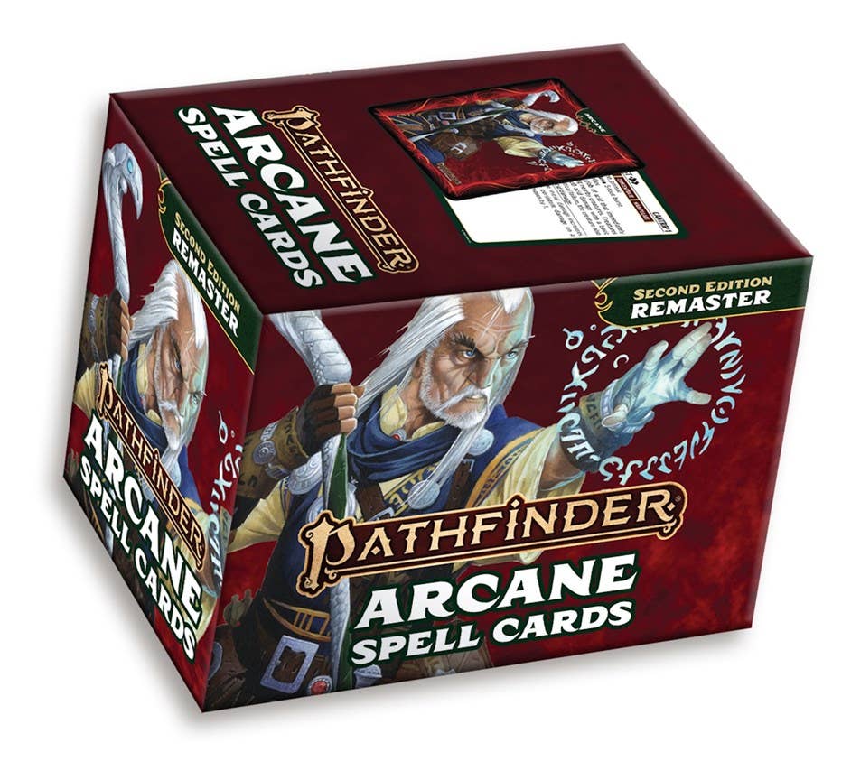 Pathfinder Arcane Spell Cards: 3 x 5 x 5 / Card Deck / NA