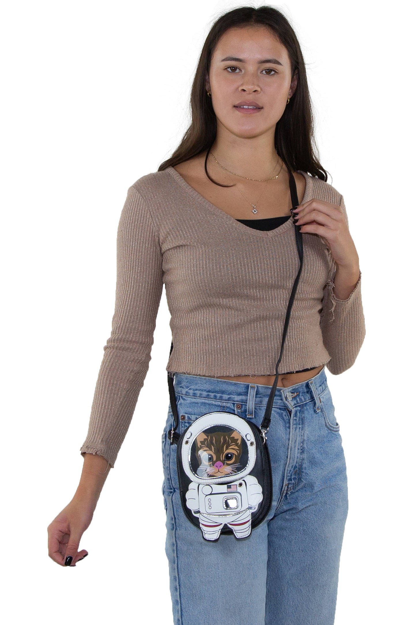 Astronaut Cat Crossbody Bag
