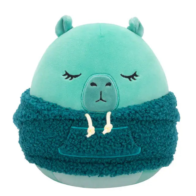 Squishmallow Plush Toy 8" Nastia Capybara in Hoodie