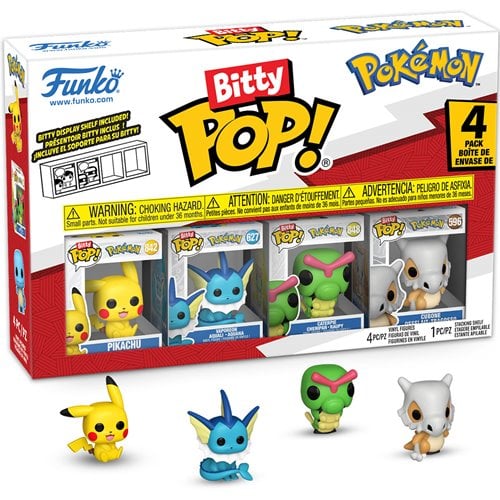 Pokemon Pikachu Funko Bitty Pop! Mini-Figure 4-Pack