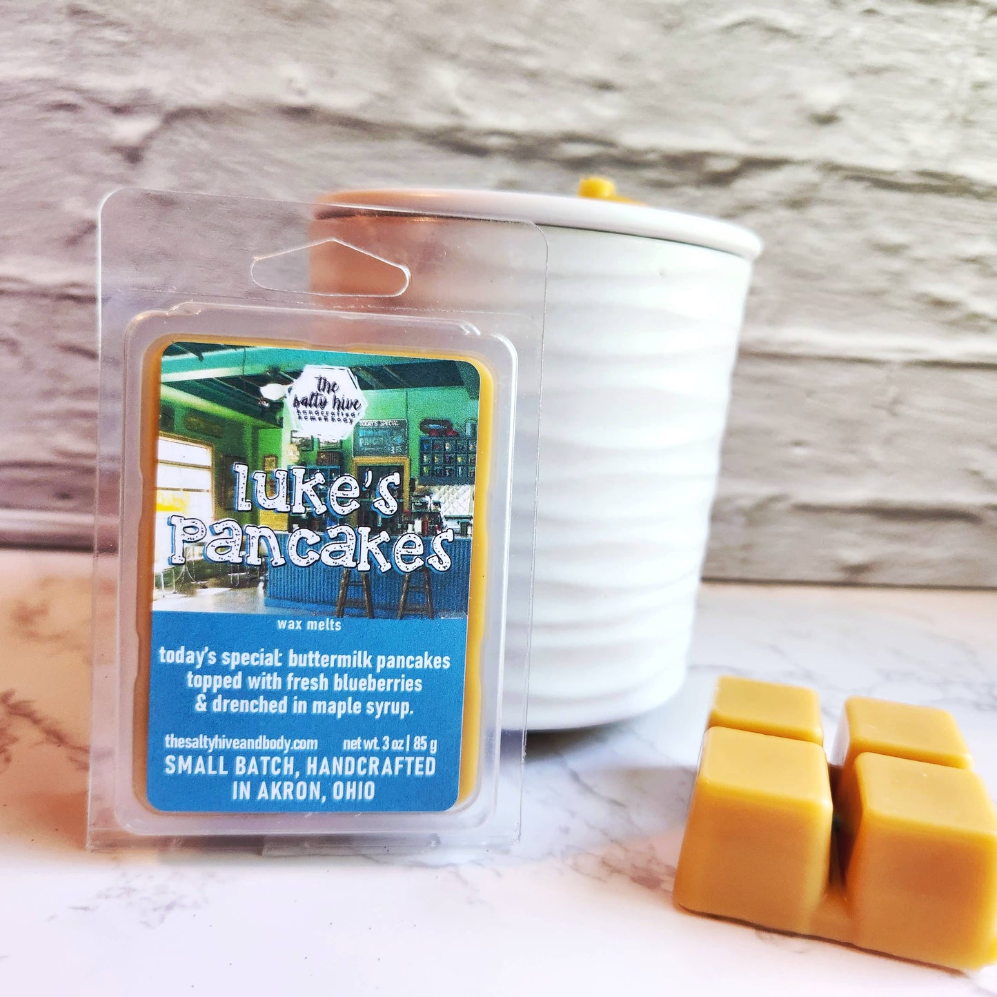 Luke's Pancakes wax melts, blueberry pancakes, gilmore