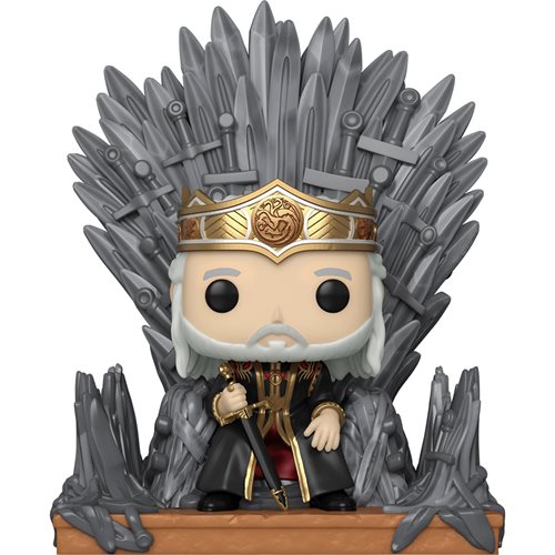 House of the Dragon Viserys on the Iron Throne Deluxe Funko Pop!