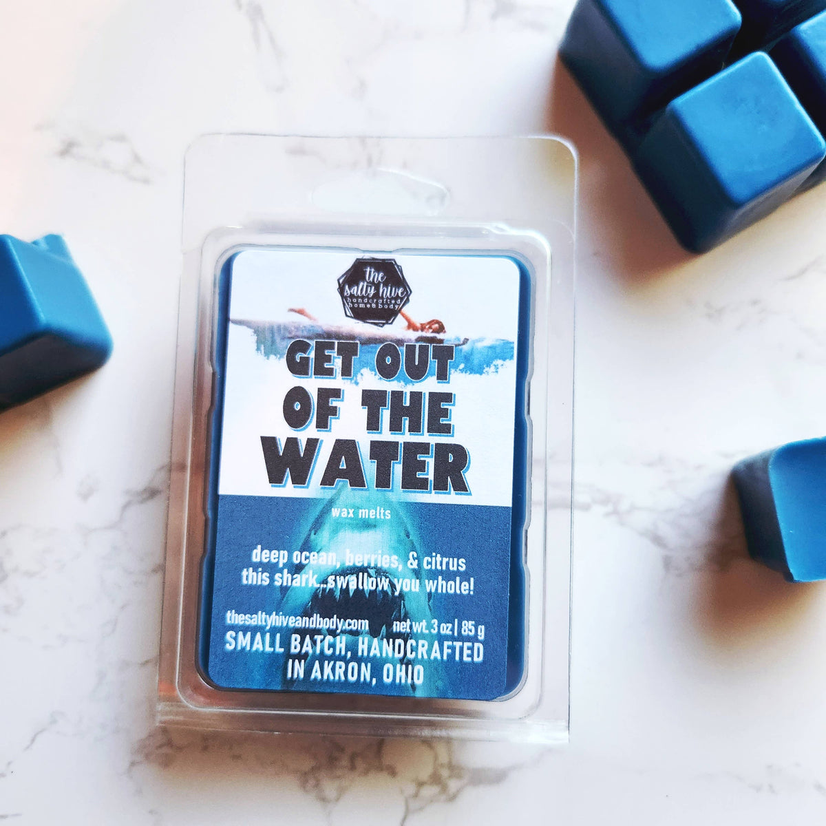 Get Out Of The Water horror wax melts, jaws