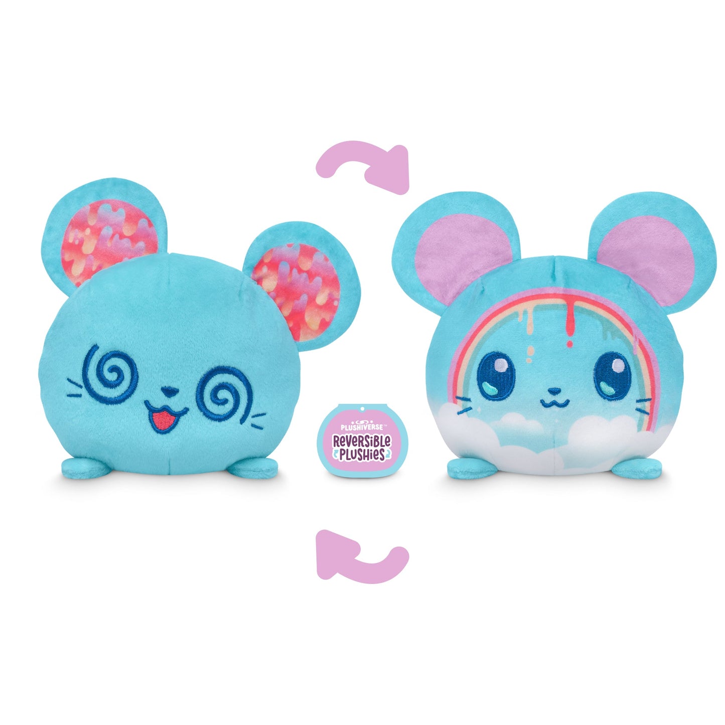DIZZY MOUSE 4" REVERSIBLE PLUSHIE