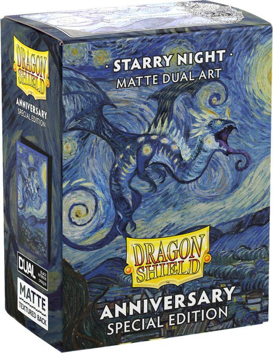 Dragon Shields: (100) Matte Dual Art - 25th Anniversary Special Edition Starry Night