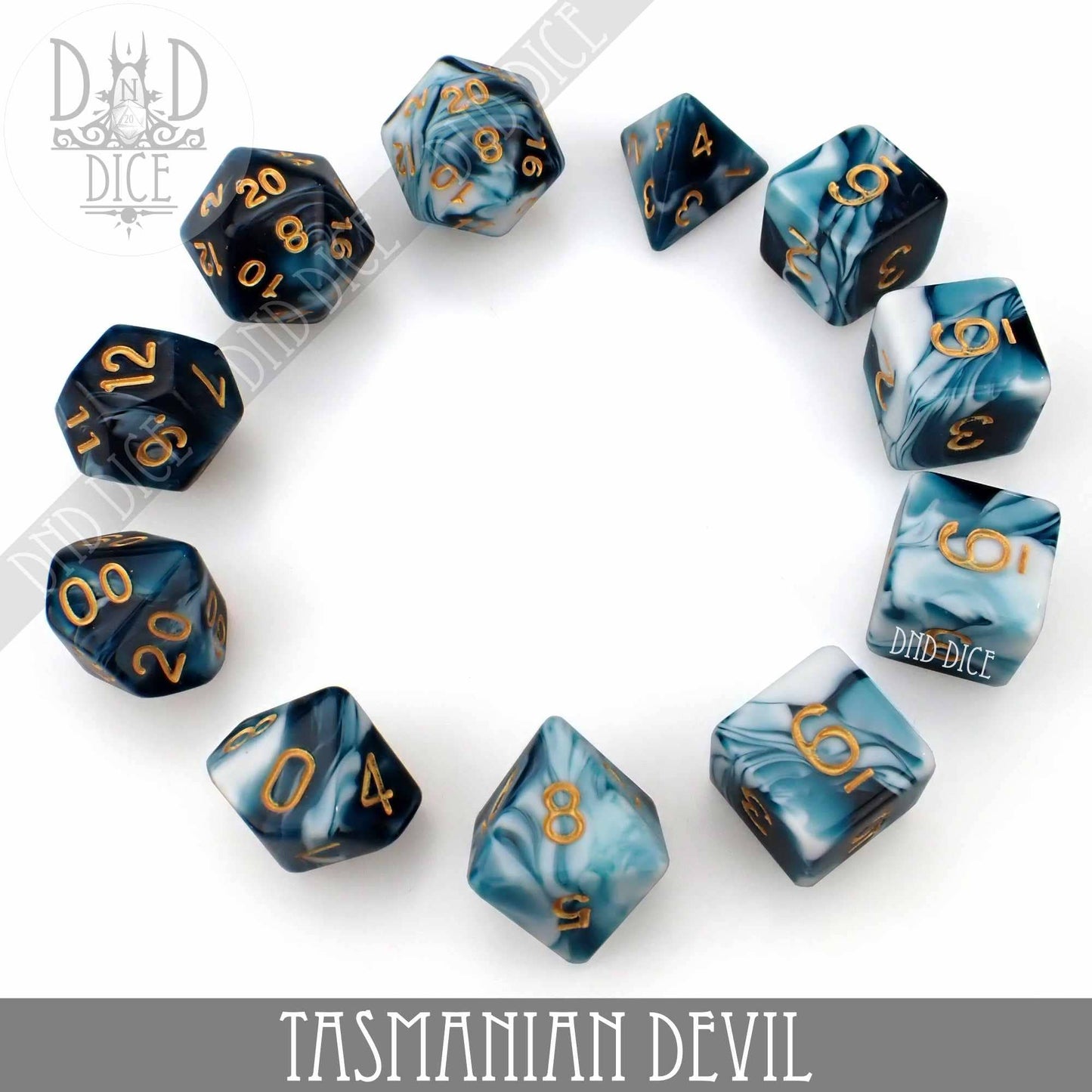 Tasmanian Devil 7 or 11: 7 Dice Set
