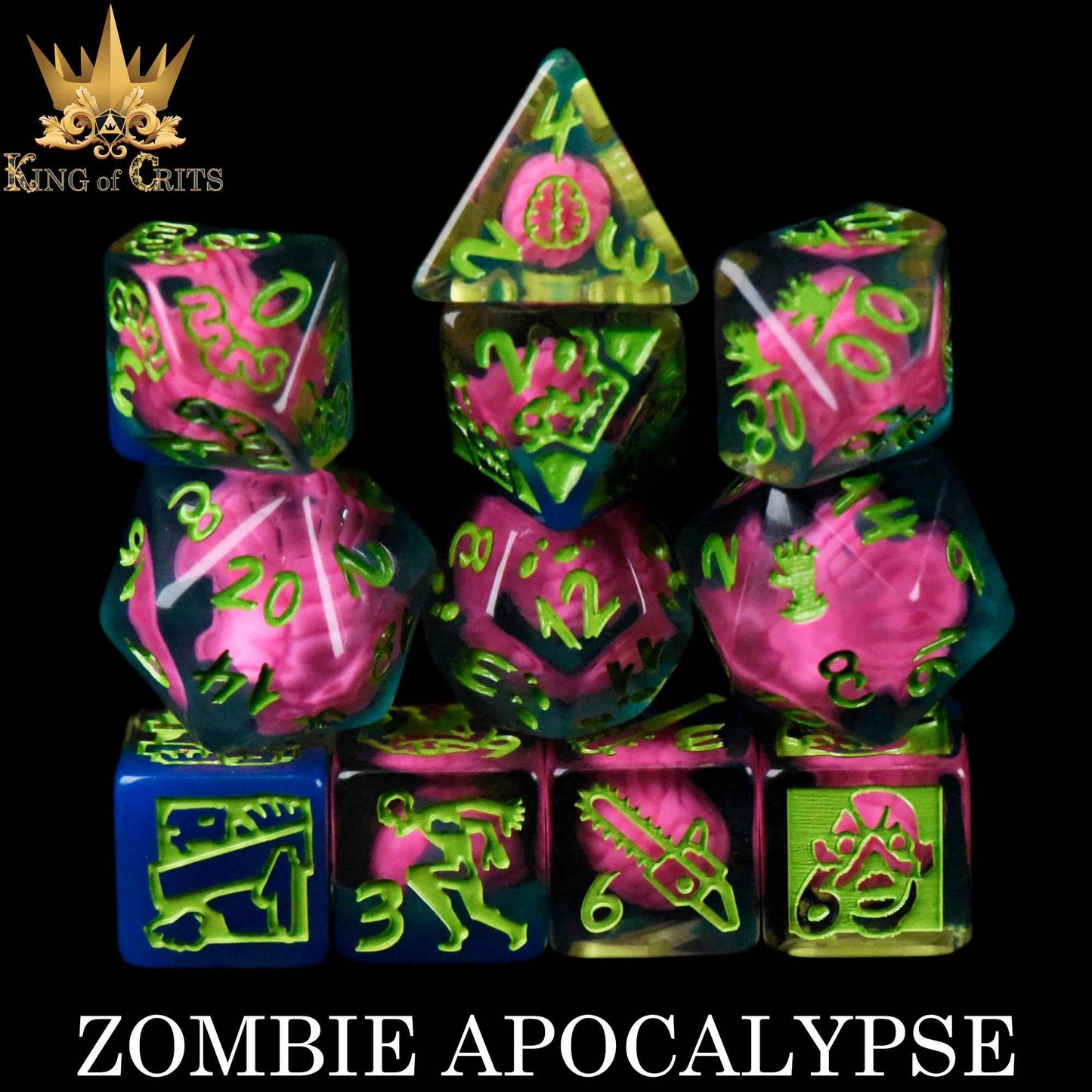 Zombie Apocalypse 11 Dice Set