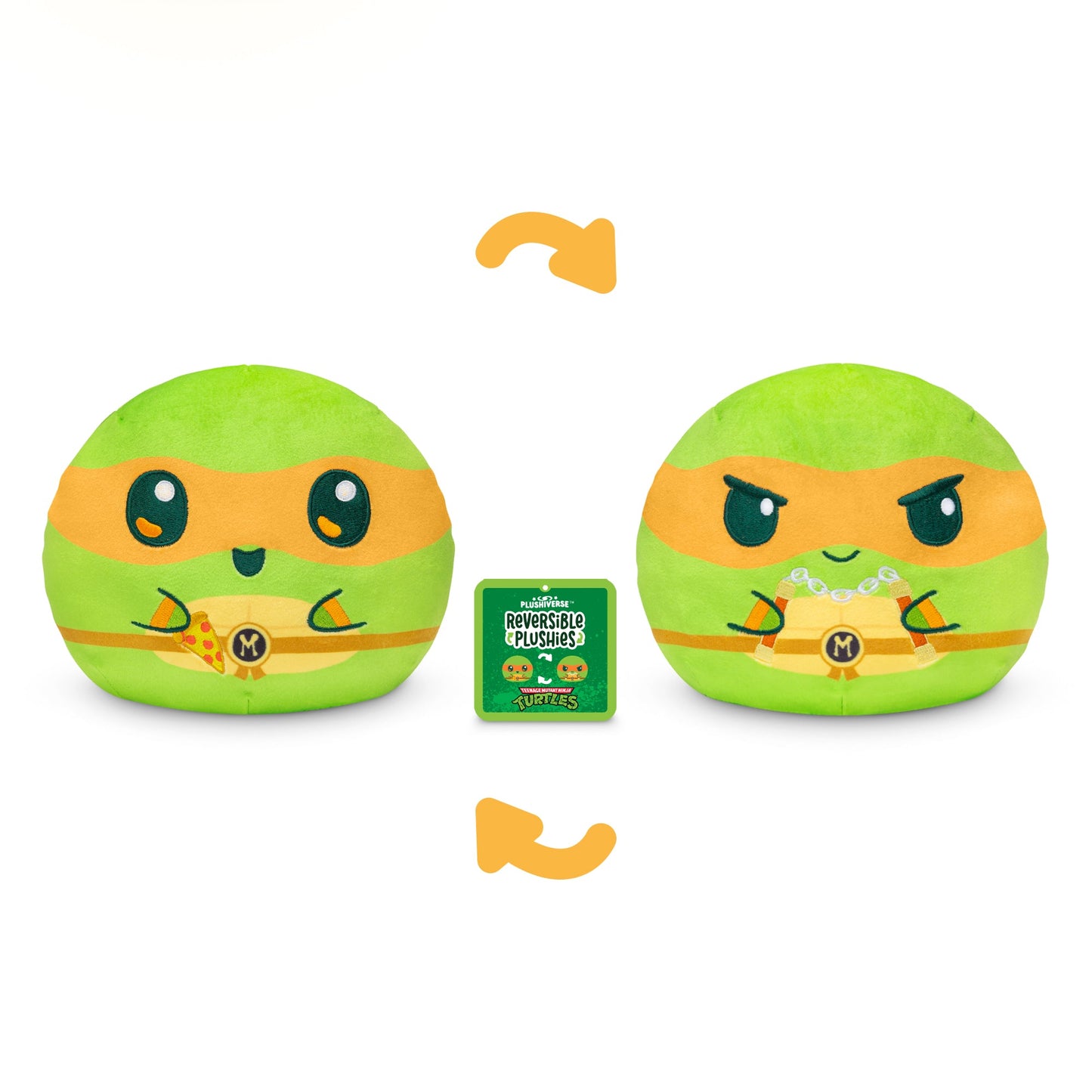 MICHELANGELO 6" REVERSIBLE PLUSHIE