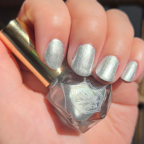 Meteorite - Mirror Silver Glowing Star- - Nail Polish