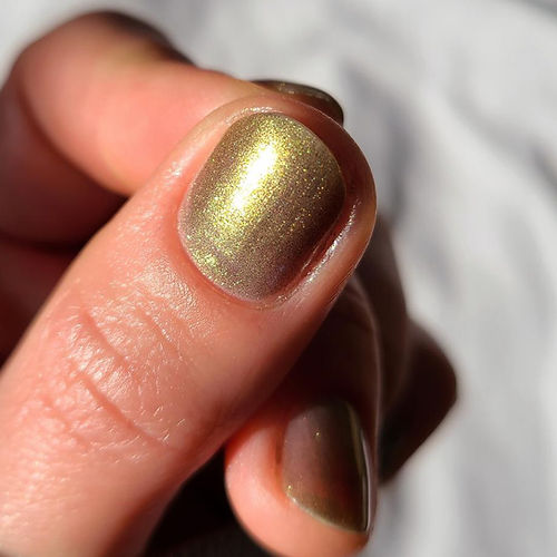 Earthbound - Luscious Magical Earthy Green Shimmer - Nail Polish