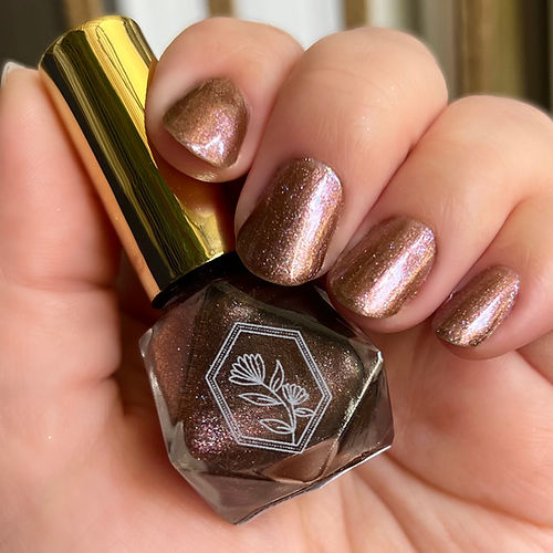 Revivalist - Crimson With Purple Sparkle - Nail Polish