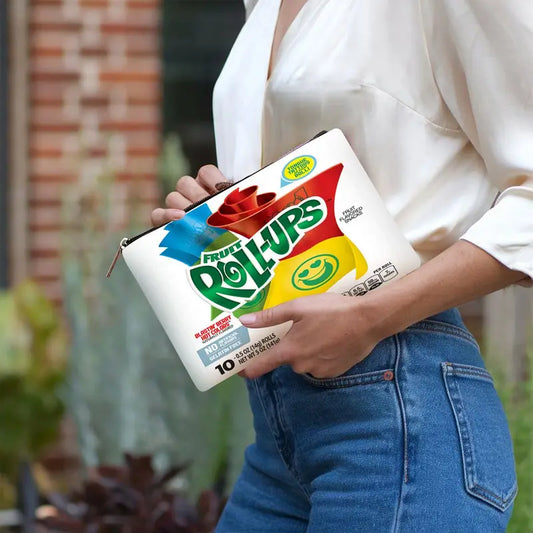 Fruit Roll-Up Makeup Clutch