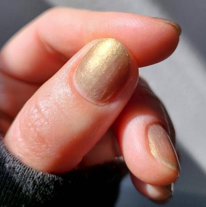 Fools Gold - Lustrous Pyrite Gold - Nail Polish
