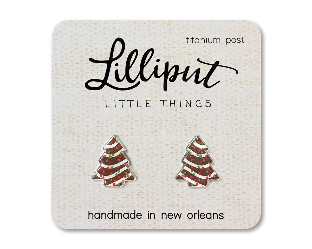 Christmas Treat Earrings - LIMITED // Christmas Snack Cake: Original
