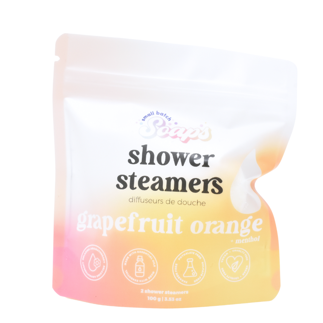 Grapefruit Orange Shower Steamers: 6-Pack