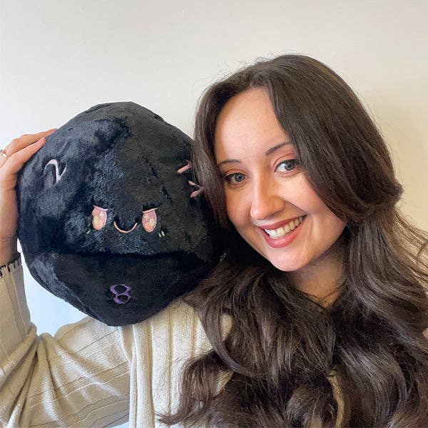 Squishable - Black D20 Dice Plush