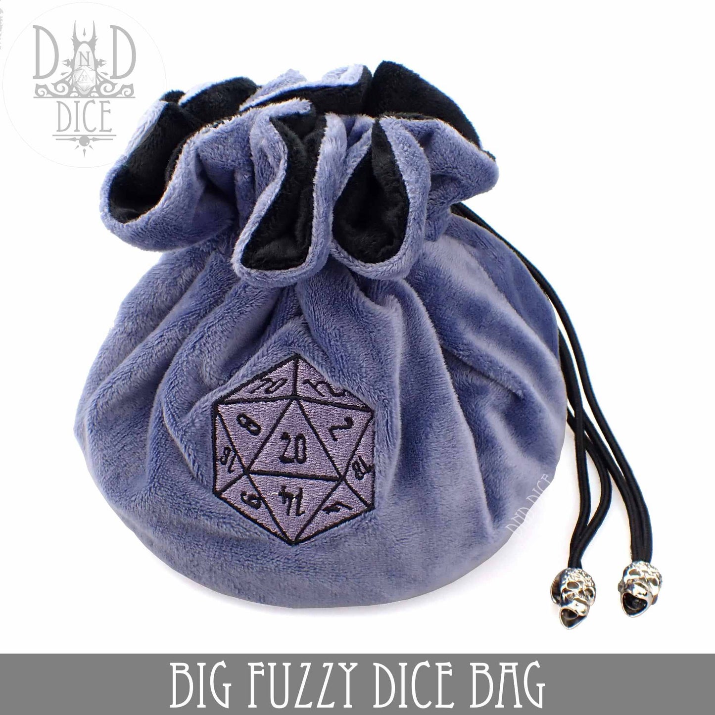 Big Fuzzy Dice Bag - 6 Colors: Black